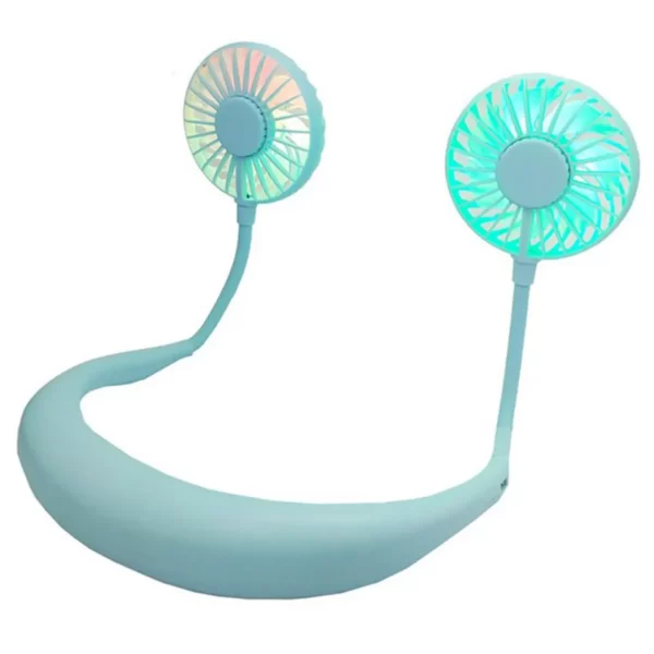 Rechargeable LED Neck Fan