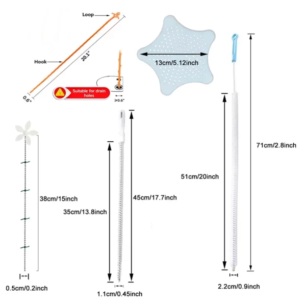 Pipe Dredging Brush Bathroom