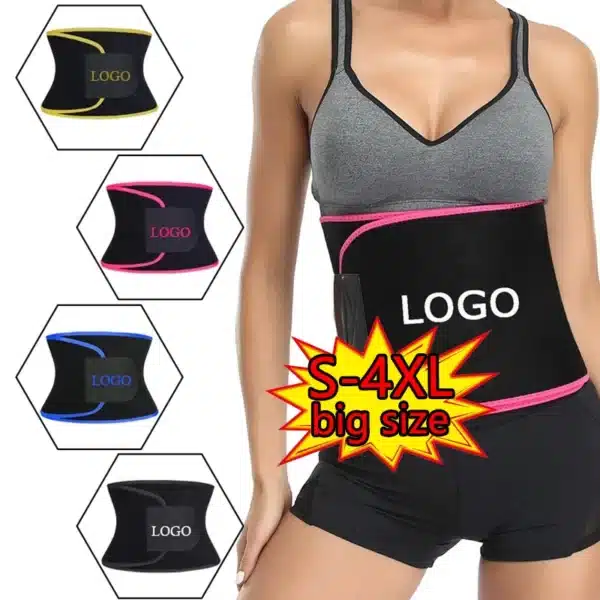 Women Waist Support Sweat Belt