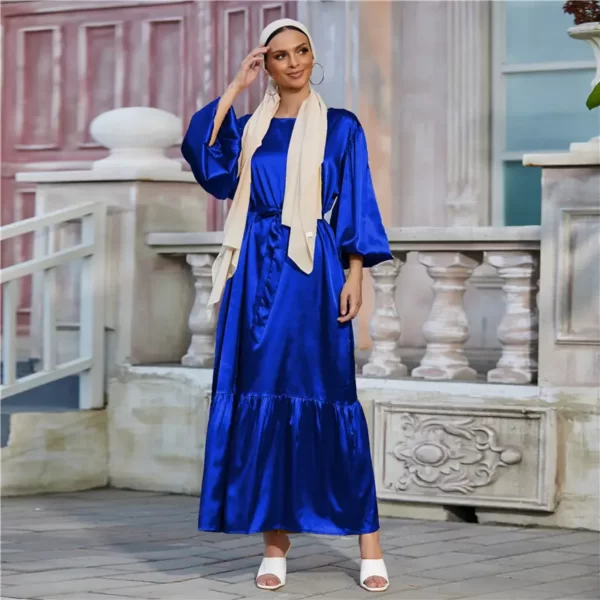 Modest Fashionable Satin Abaya