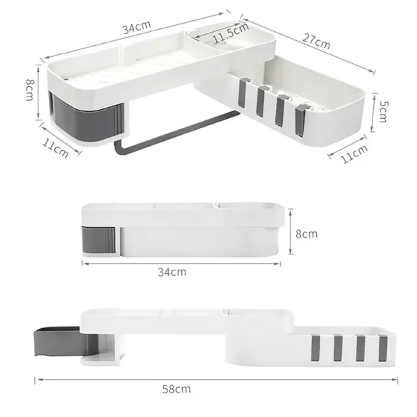 Corner Bathroom Organizer