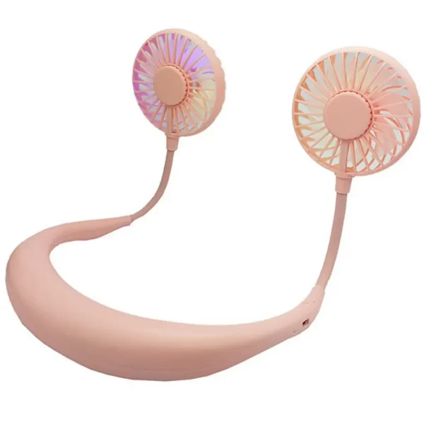 Rechargeable LED Neck Fan