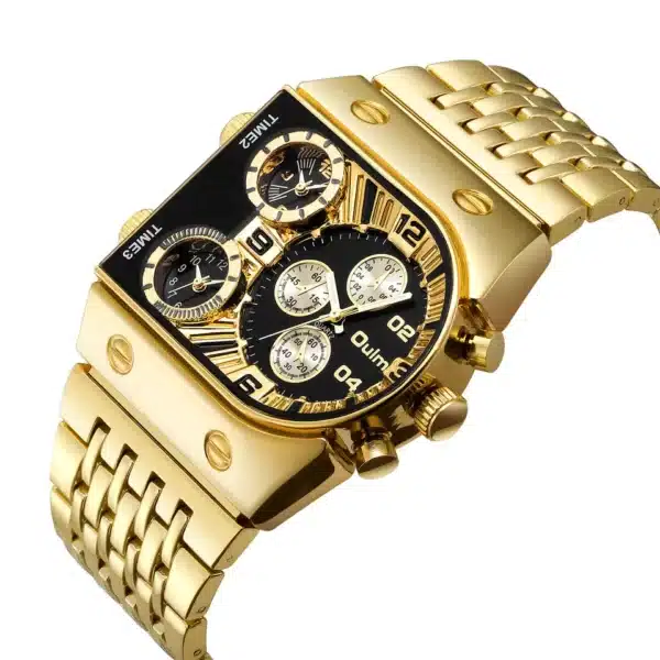 Golden Mens Quartz Watch