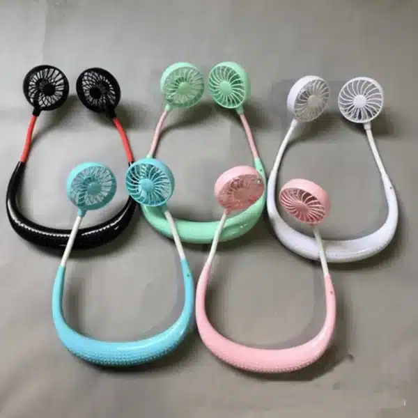 Rechargeable LED Neck Fan