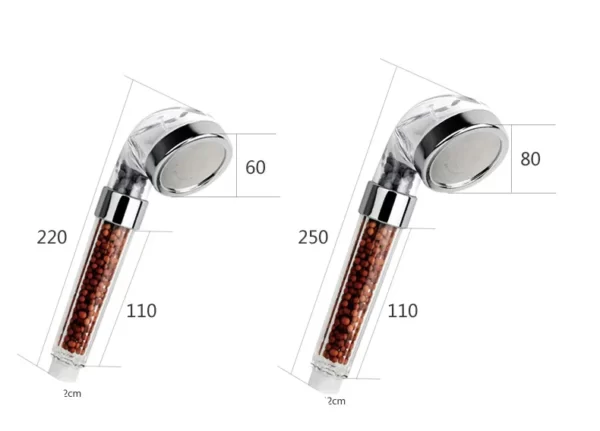 Ionic handheld shower head