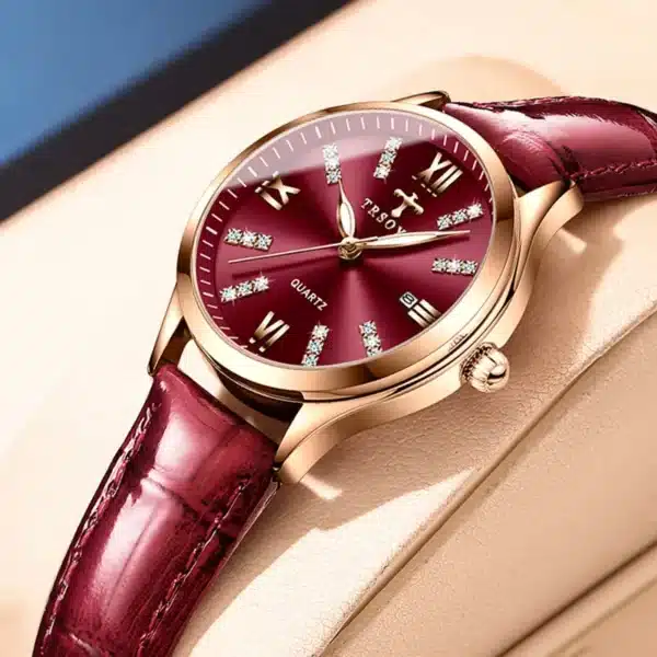 Genuine Leather Women Luxury Watch