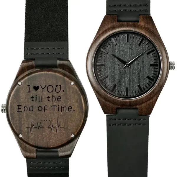 Men Japan Wooden Watch