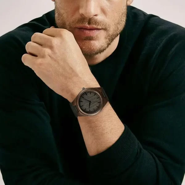 Men Japan Wooden Watch