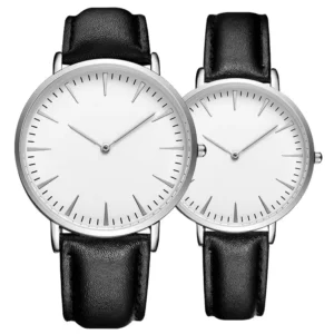 Men Women Leather Watch