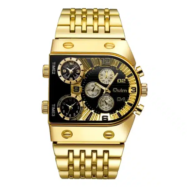 Golden Mens Quartz Watch