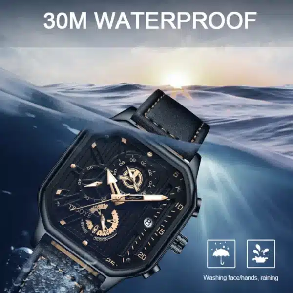 Watches Men Wrist Luxury Water Resistant