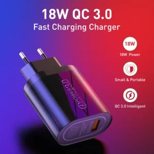 18W fast charger 3.0 QC