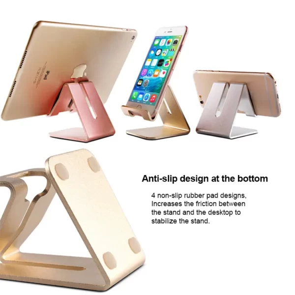 Aluminum mobile holder for the office