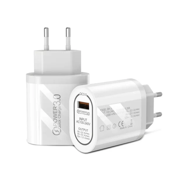 18W fast charger 3.0 QC