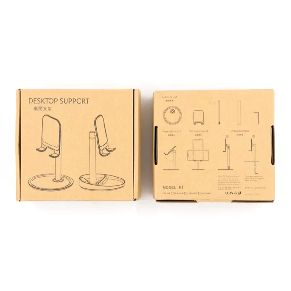 Mobile holder with a circular base