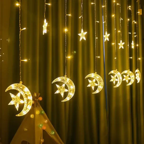 Decoration Ramadan star and crescent