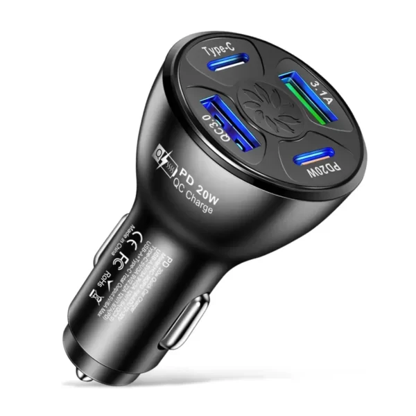 4 in 1 car charger 20 and 35 W