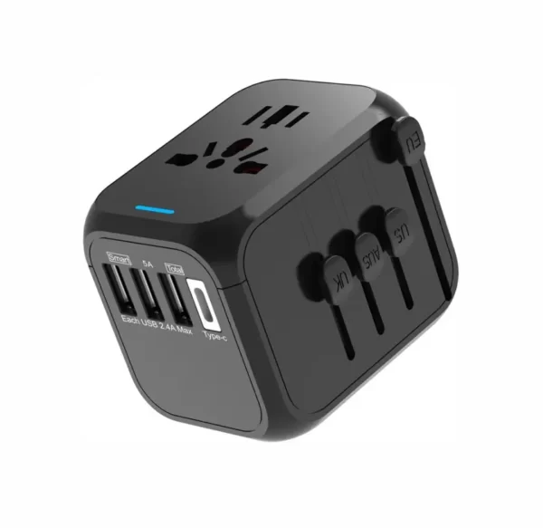 Multi port travel charger