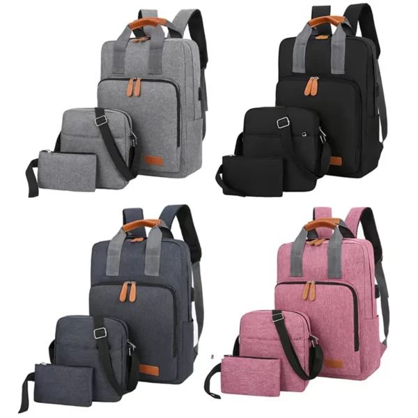 Laptop Backpack 3*1 Set 3 PCS