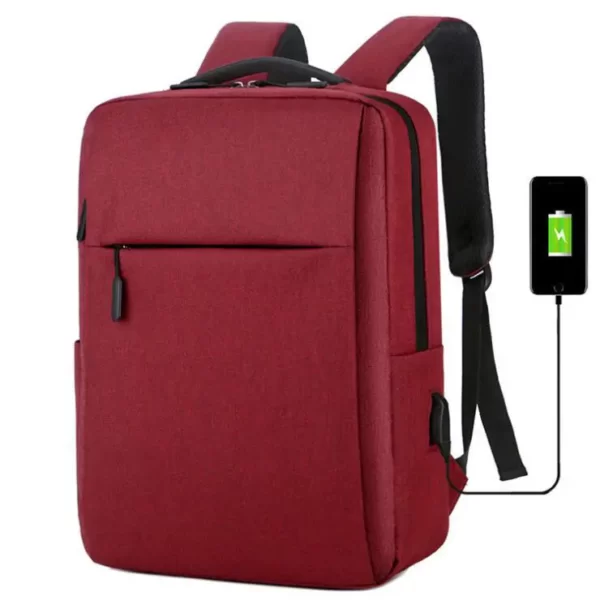 Waterproof school bag with USB charging