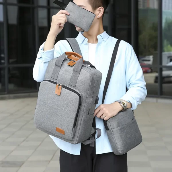 Laptop Backpack 3*1 Set 3 PCS