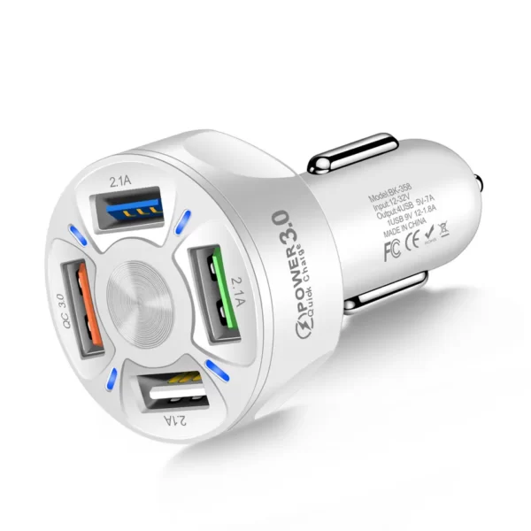 4 in 1 car charger 20 and 35 W