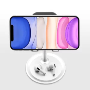 Mobile holder with a circular base