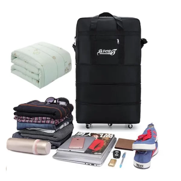 Folding Travel bag with 4 wheels