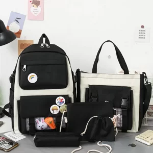 Kids School Bags 5*1 Set 5 Piece