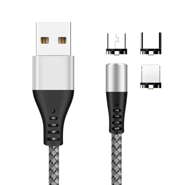 360 Degree USB Magnetic Charging cables for IOS Android Type C