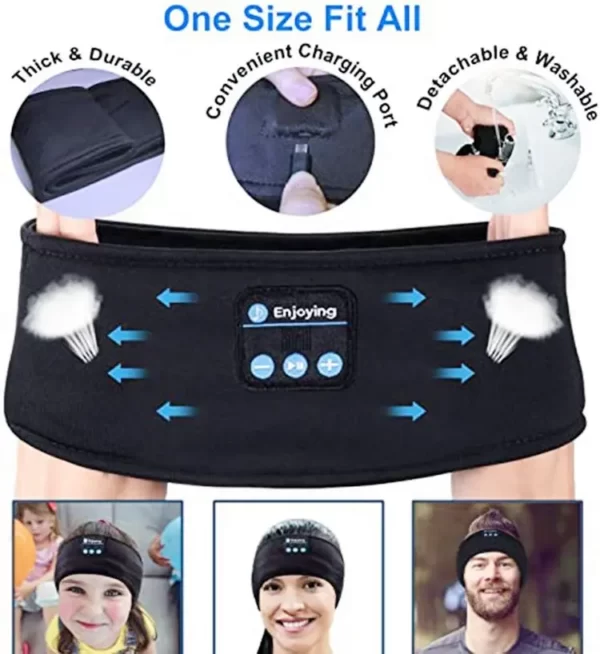 2 In 1 Wireless Headband sleep headphones