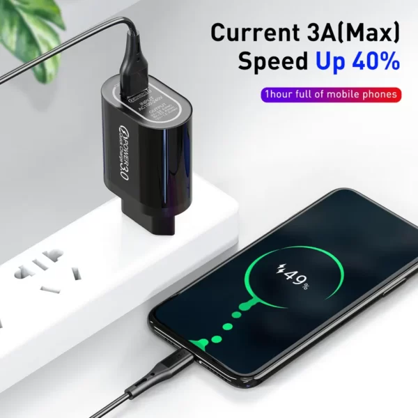 18W fast charger 3.0 QC