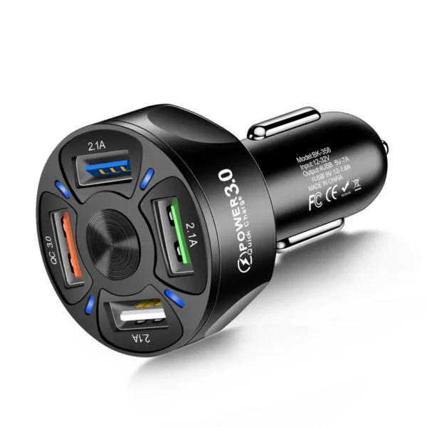 4 in 1 car charger 20 and 35 W