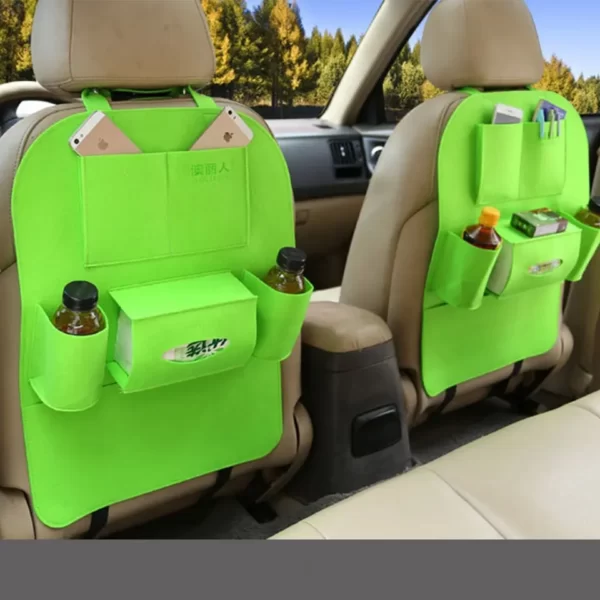 Pile chair organizer