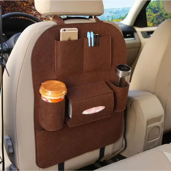 Pile chair organizer