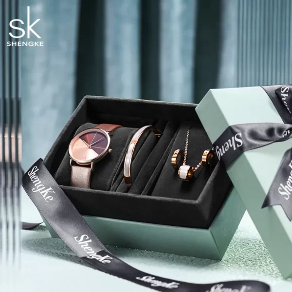 Women's watch set (4 pieces)