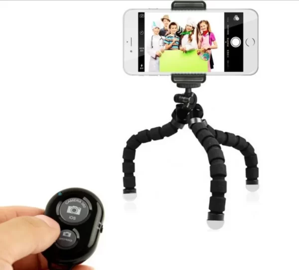 Phone Tripod Holder with Wireless Remote