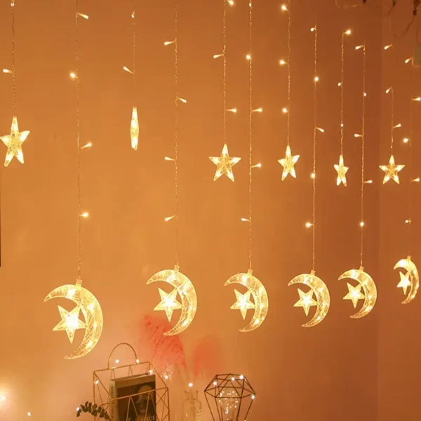 Decoration Ramadan star and crescent