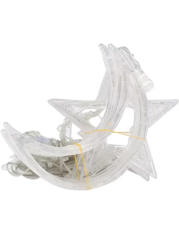 RGB Decoration Ramadan star and crescent moon