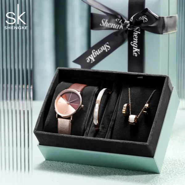 Women's watch set (4 pieces)