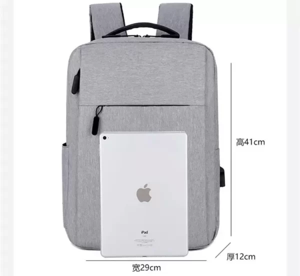 Waterproof school bag with USB charging