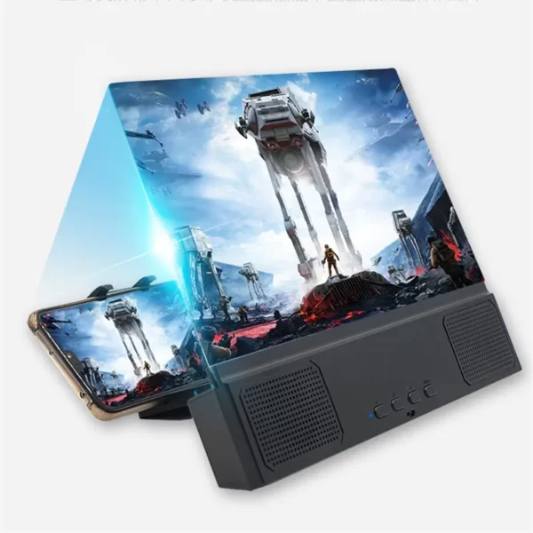 12 inch phone magnifier with wireless speaker