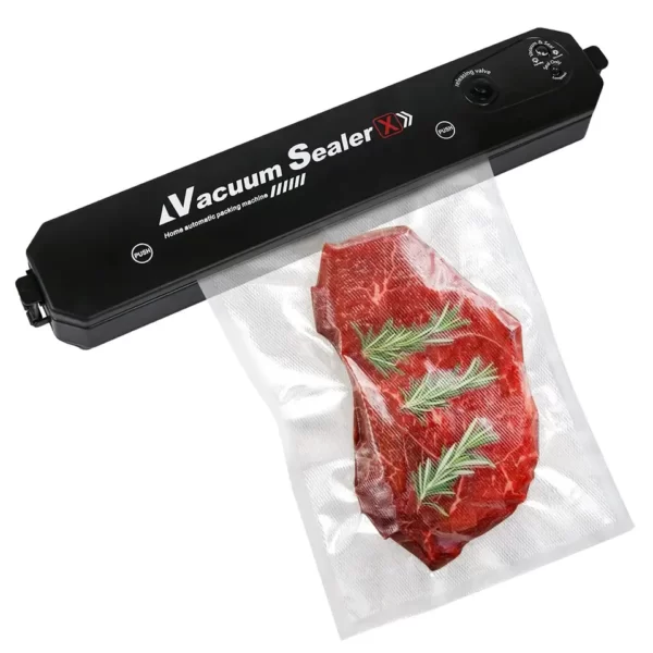 Vacuum machine from bags