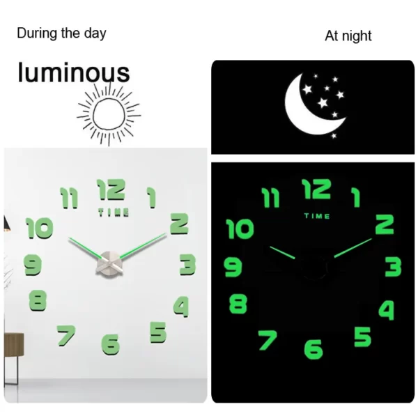 Digital wall clock